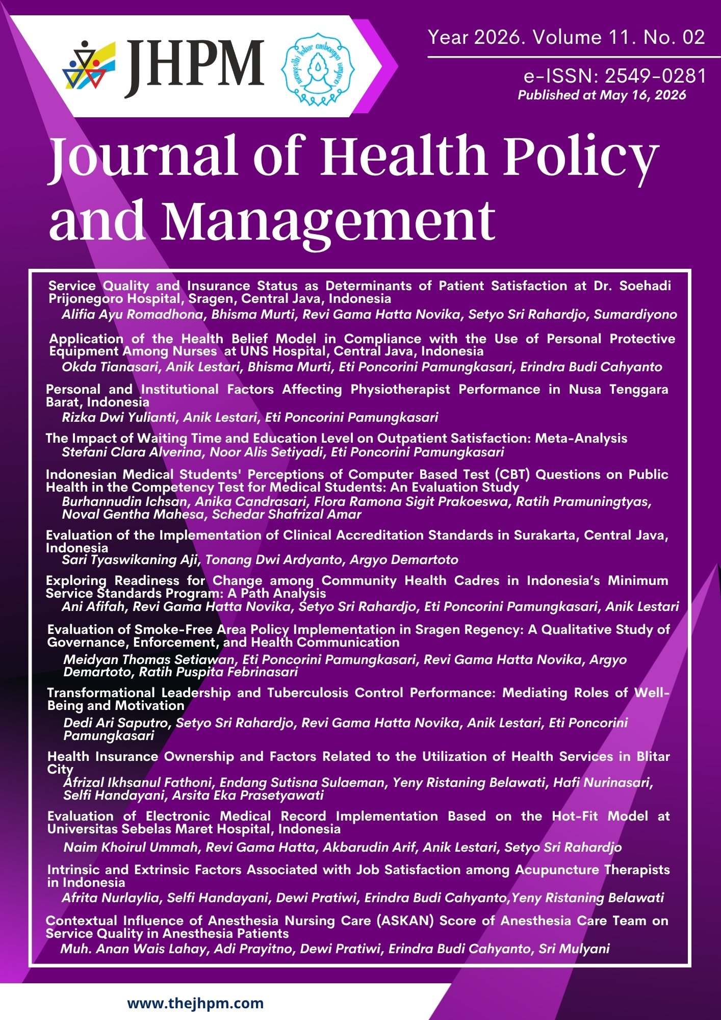					View Vol. 11 No. 2 (2026)
				